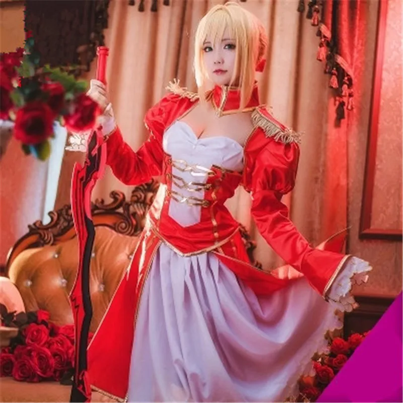 Аниме Судьба Ночь Сабер Косплэй Artoria Пендрагон костюм сабля ебпр судьба нулевой