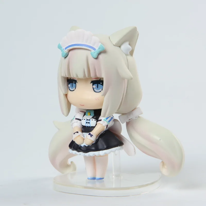 Аниме NEKOPARA фигурка шоколадная ваниль Azuki кокосовый клен Корица версия 1/6 ПВХ модель игрушки куклы Brinquedos 6-7,8 см - Цвет: B no box