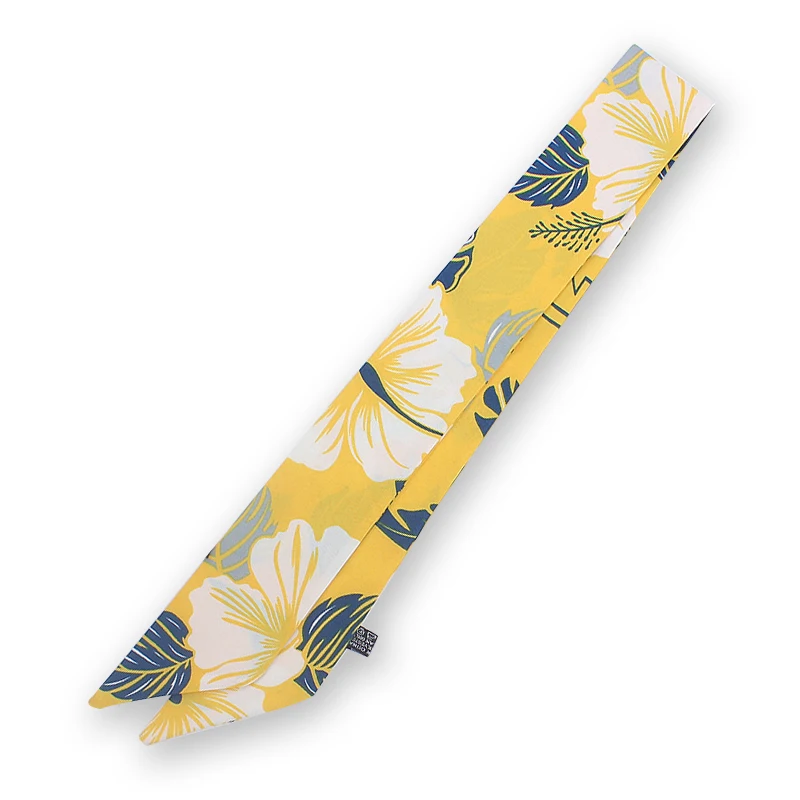 Маленький шарф для волос 5*90 см повязка на голову шаль шелковые атласные шейные