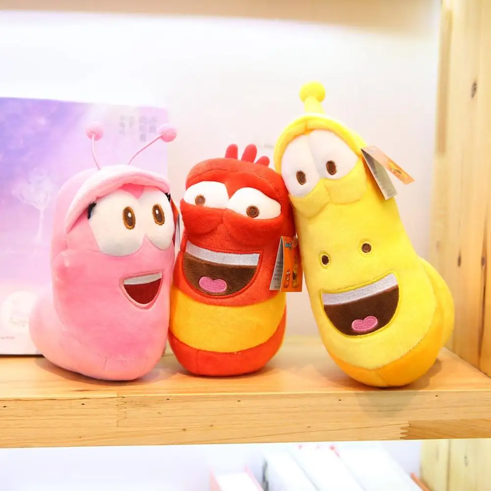 Гигантская Корейская ларва аниме забавные насекомые чучела мягкая кукла детский