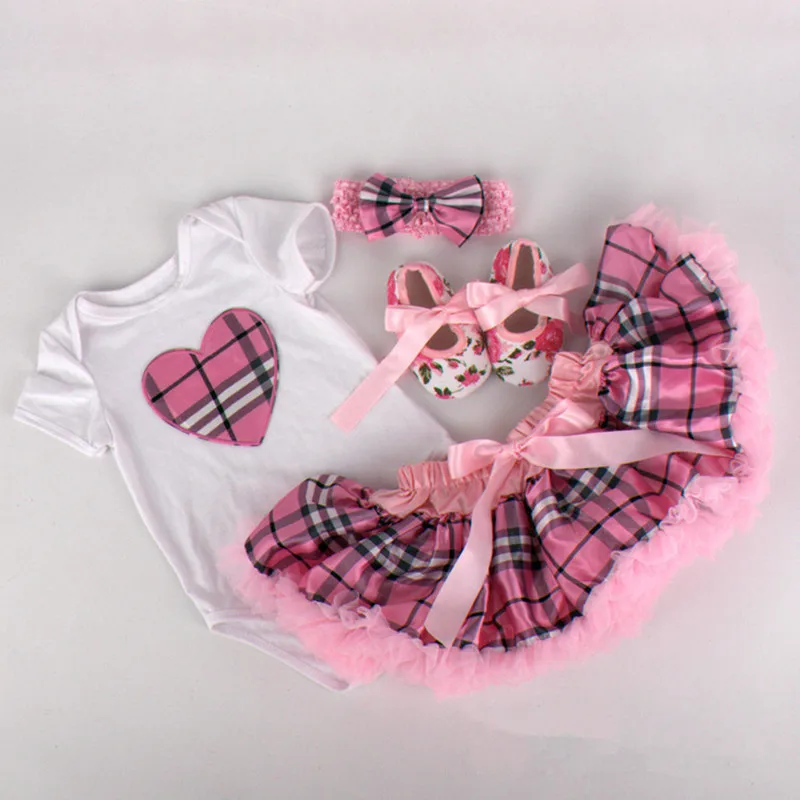 Подарок на день рождения боди с короткими рукавами для маленьких девочек