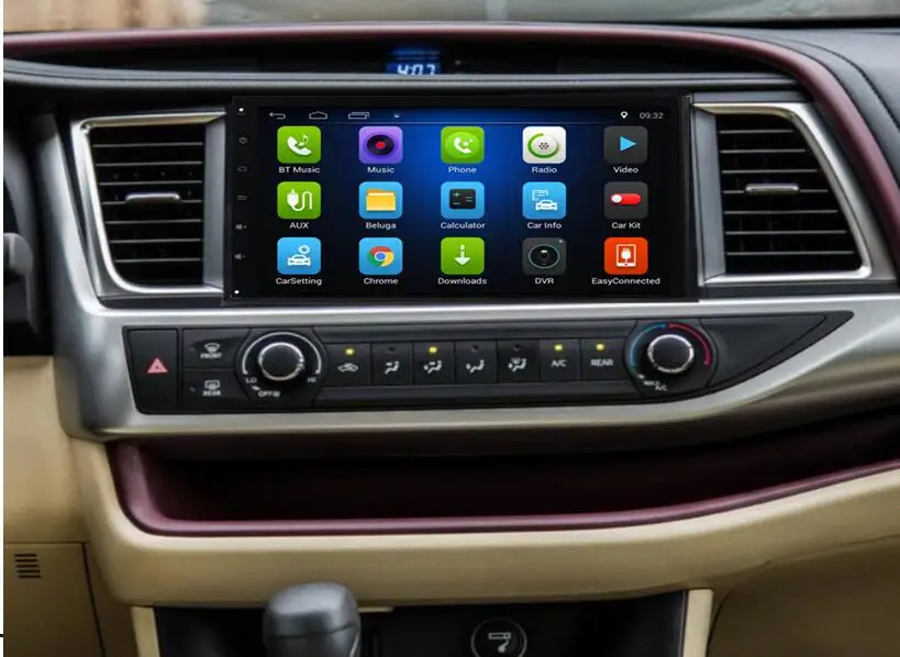 10 1 &quotАвтомобильный мультимедийный Системы автомобильный DVD gps для Toyota Highlander 2015