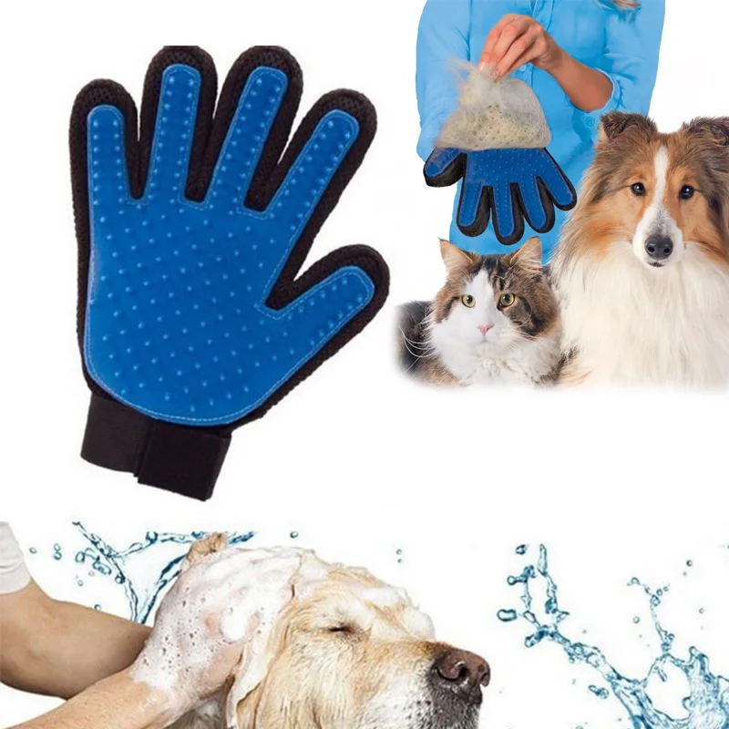 Pet Hair Glove Dog Brush Comb For Grooming Cleaning Massage Supply Animal Finger Cat 30 A1 | Дом и сад