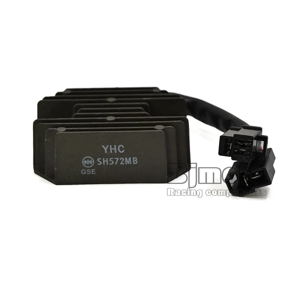 BJMOTO YHC SH572MB мотоциклетный металлический регулятор напряжения Выпрямитель для Suzuki GSF 250 77A 74A GSF 400 inazuma