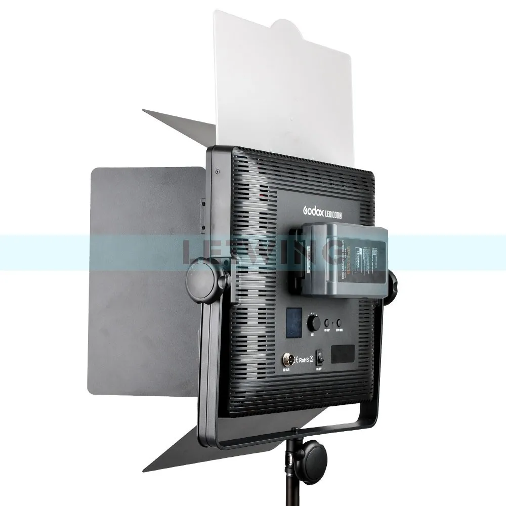 Желтый вариант Godox 2000 2X 1000 LED фото студия видео непрерысветильник комплект для