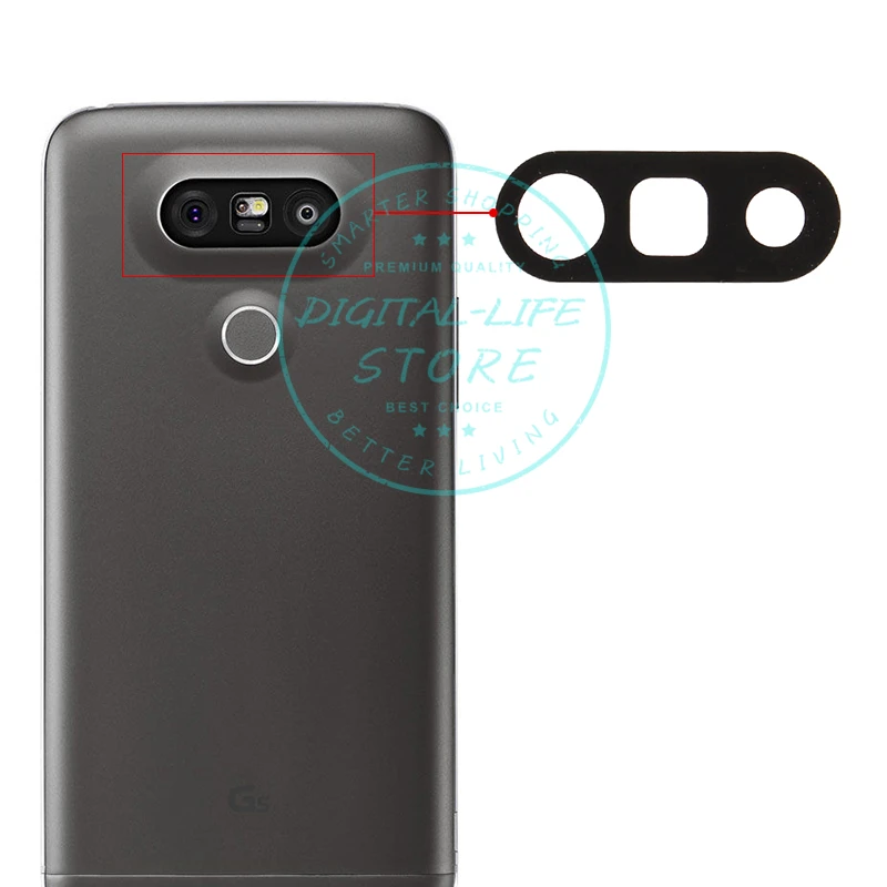 Объектив для задней камеры LG G5 H850 H820 H830 VS987 LS992 стеклянная крышка замена крышки