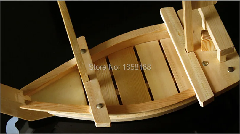 60 см длина японский Стиль деревянная Суши Лодка суши контейнер с чистой говядина