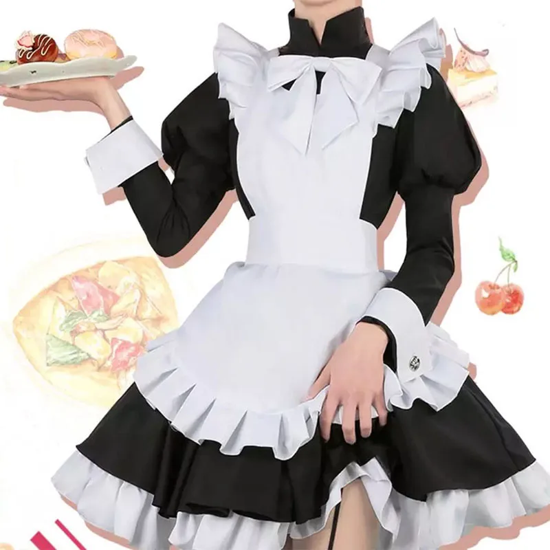 

Anime Fate Grand Order stay night zero saber Astolfo Maid Outfit Lolita women girl Dress party alice halloween cosplay costume