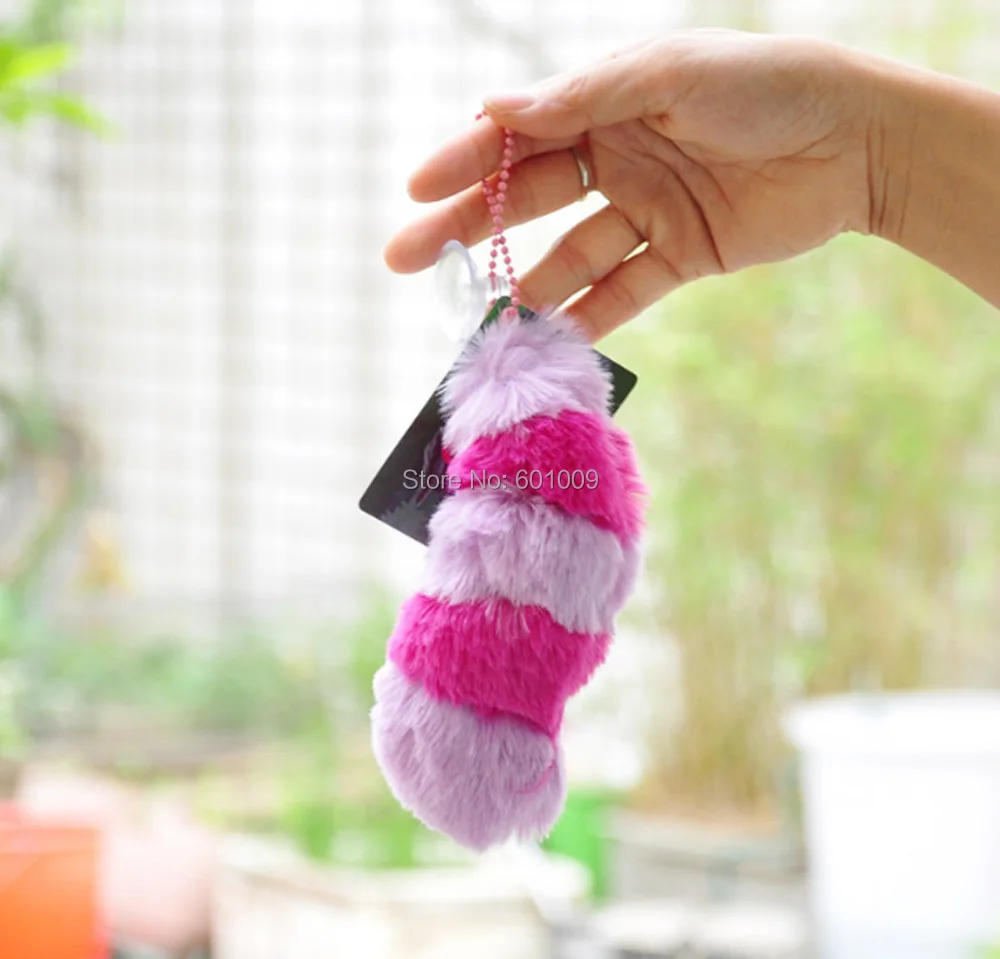 Cheshire игрушечный кошачий хвост 8 &quotплюшевая кукла брелок для ключей мягкие
