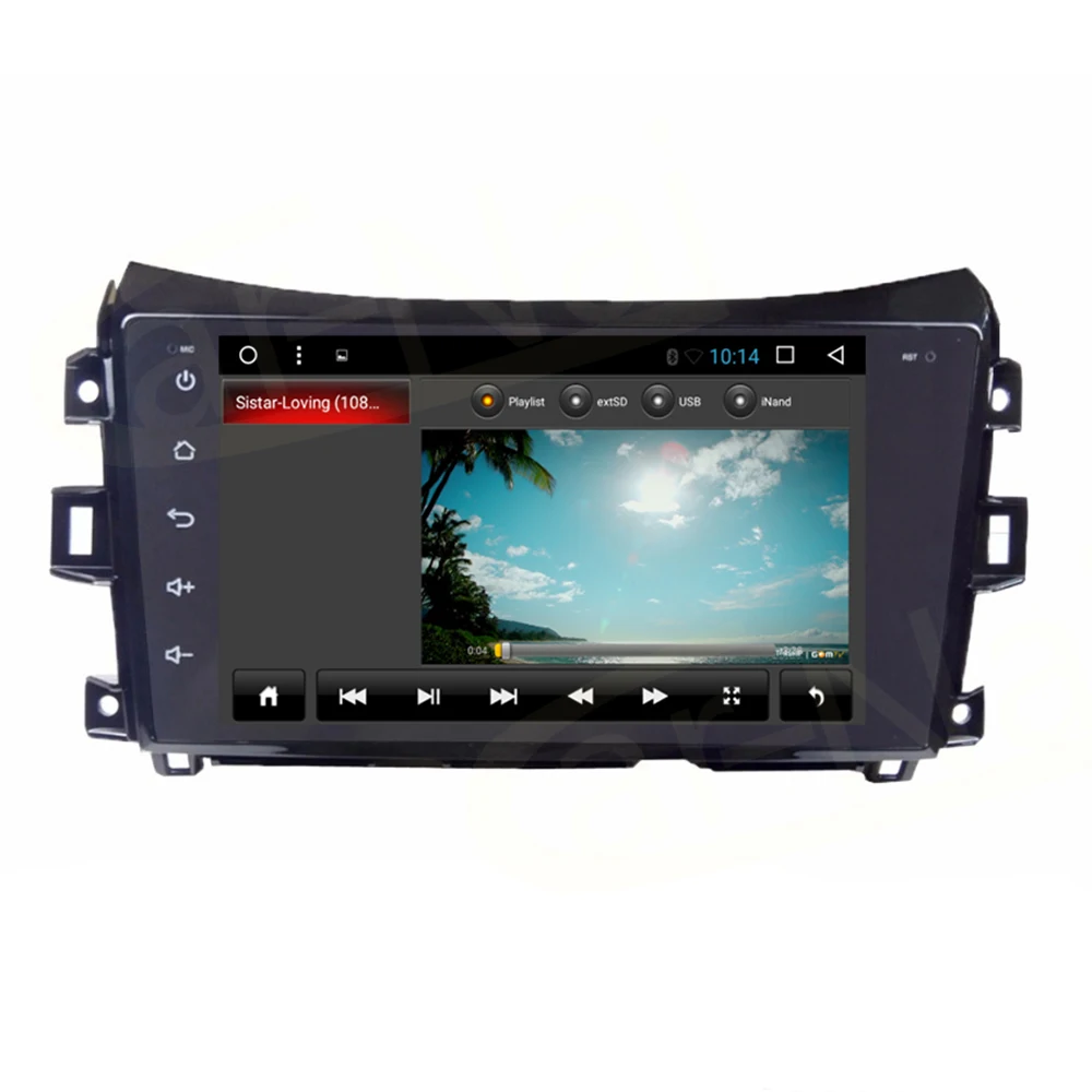 Android 7 1/8 0 автомобильное радио GPS Navi для Nissan Navara NP300 D23 D40 Автомобильный