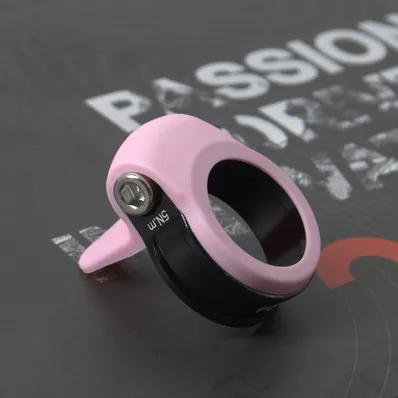34.9mm pink Зажимы Fouriers из алюминиевого сплава для горной дороги, подседельный штырь для велосипеда 31,8/34,9 мм, Пылезащитный Водонепроницаемый зажим для велосипедного сиденья - Цвет: 34.9mm pink