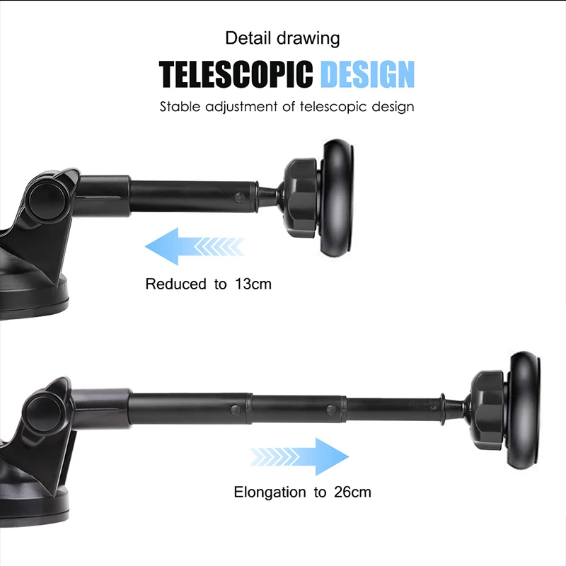 Универсальный магнитный держатель телефона в автомобиль для iPhone X/8/7/Plus