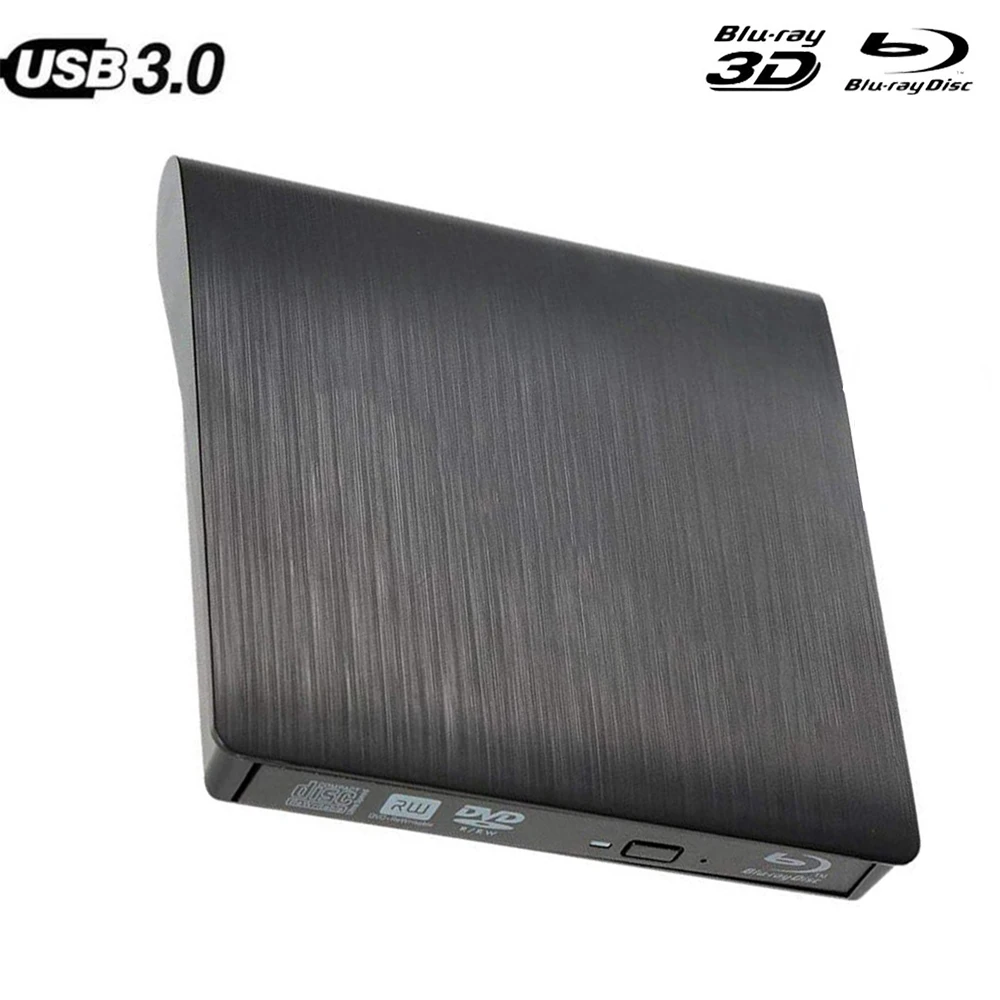 Внешний оптический привод Bluray USB 3 0 устройство для записи DVD магнитола