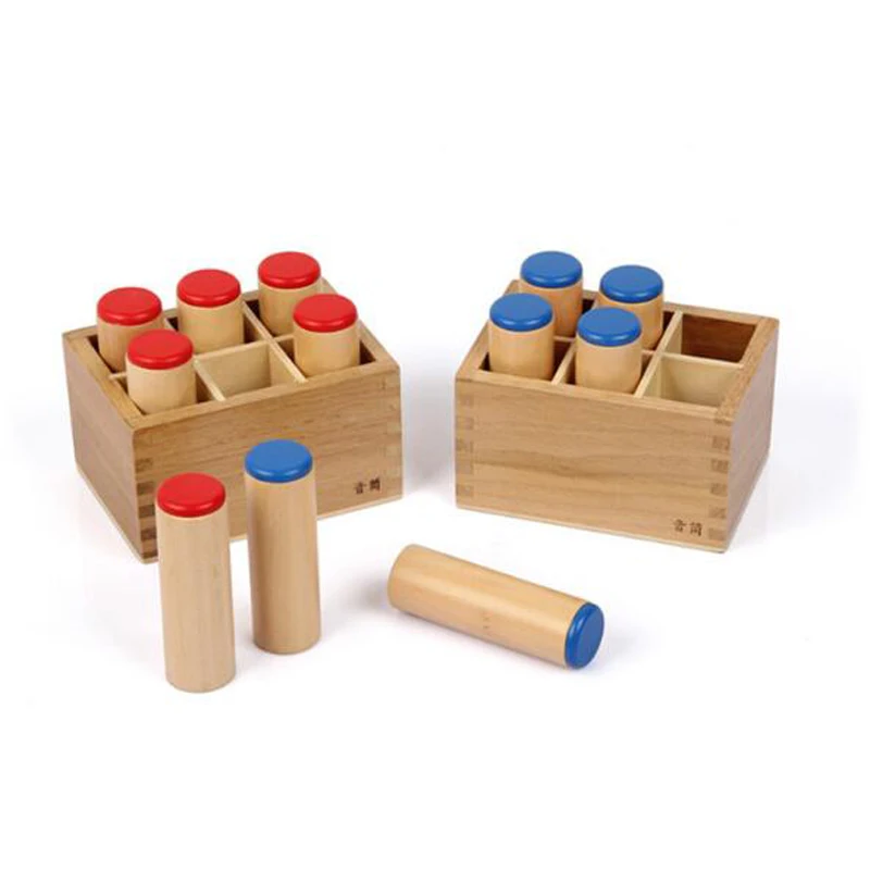 NEW Montessori Sensorial Auditory Material - Sound Cylinders Boxes Kids Educational Toys | Игрушки и хобби