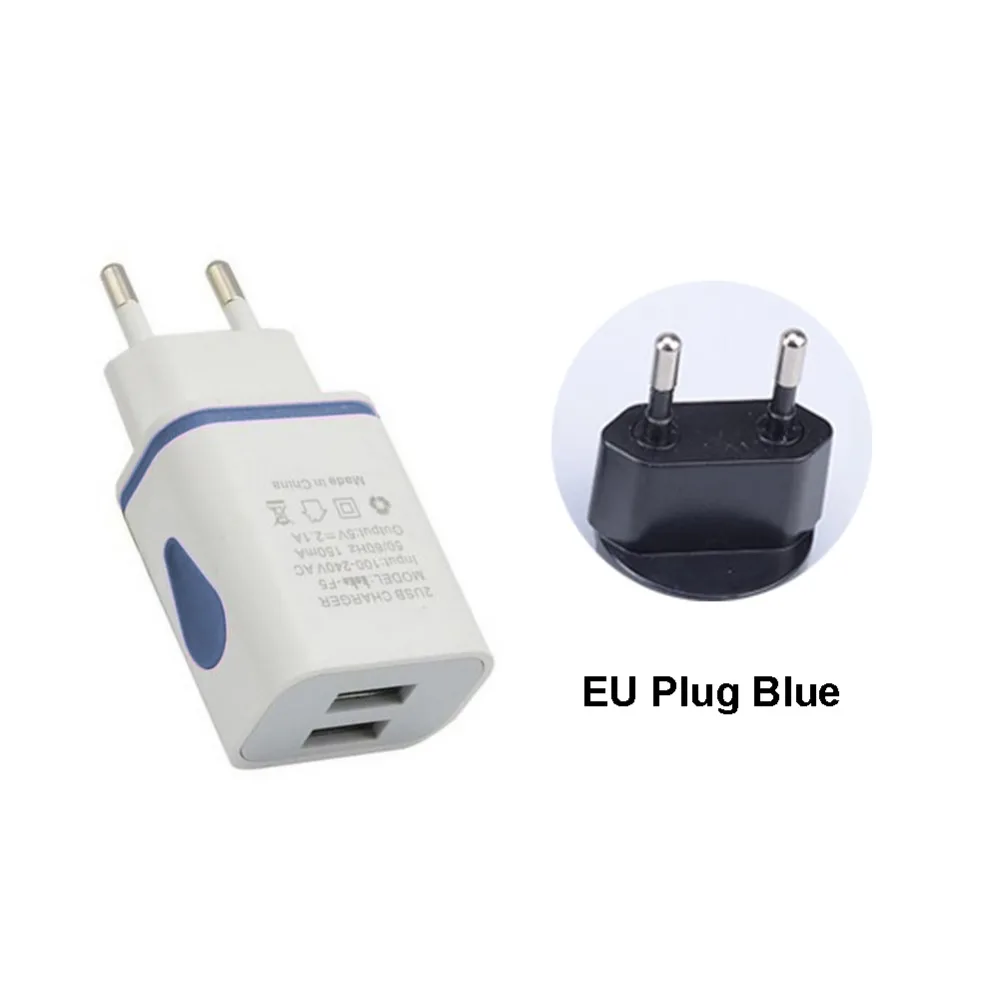 Buyincoins домашний дорожный светодиодный USB 2 порта настенный AC умное зарядное