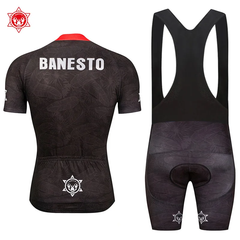 Falling leaves 2018 Banesto Велоспорт Джерси 9D гелиевая Подушка шорты MTB Мужская одежда для