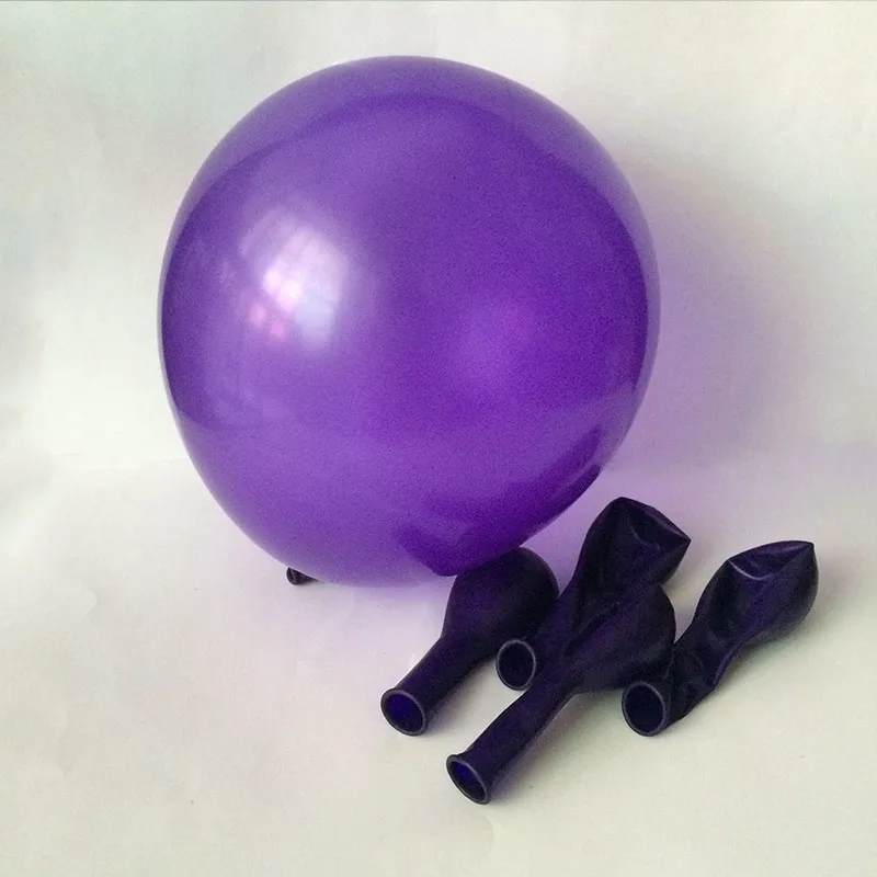 Dark Purple Розовый/белый/фуксия Смешанные 20 шт./партия 10 дюймов 1,8 г латексные жемчужные воздушные шары на день рождения для новобрачных, вечеринка в честь новорождённого вечерние украшения воздушный шар - Цвет: Dark Purple