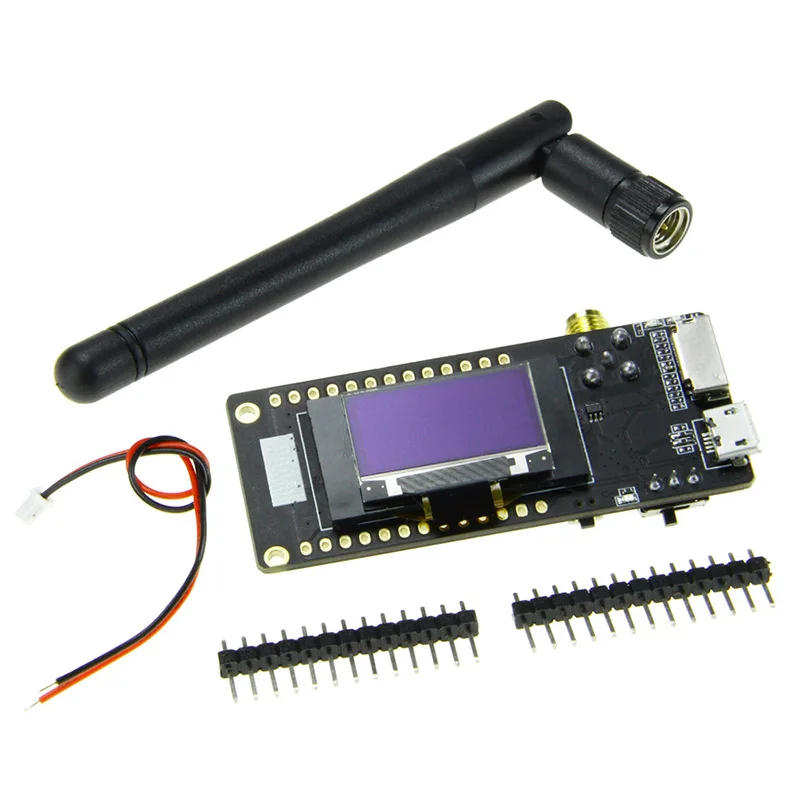 TTGO ESP32 LoRa32 433/868/915 МГц OLED 0 96 дюймовая SD карта Bluetooth WIFI модуль WIF66|Беспроводные