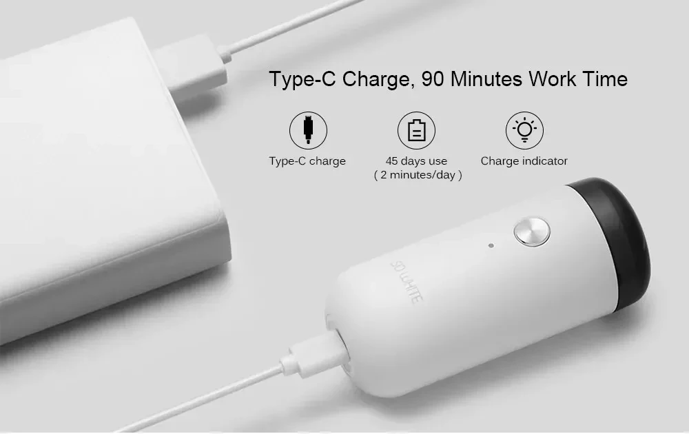 Xiaomi Mijia SO WHITE ED1 мини электробритва IPX5 водонепроницаемые портативные мужские бритвы для сухого влажного бритья Моющиеся