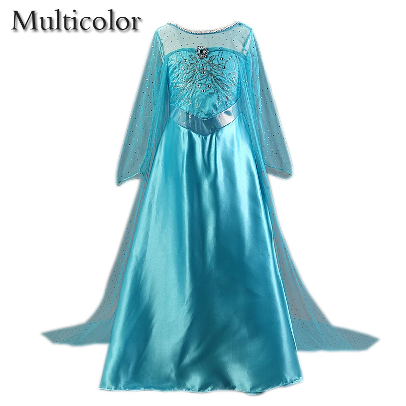Hot Christmas Girls Princess Wedding Children Dress Party Vestidos Cosplay Baby Dresses Summer Kids Custom Longer Style Clothes | Детская