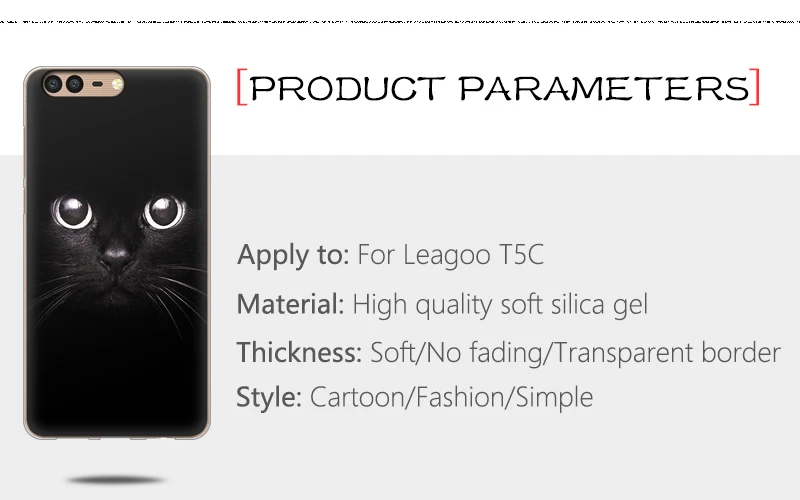 JURCHEN чехол для телефона Leagoo T5C 5," роскошный мультяшный крутой 3D принт силиконовый мягкий Капа Coque для Leagoo T5C чехол 4G