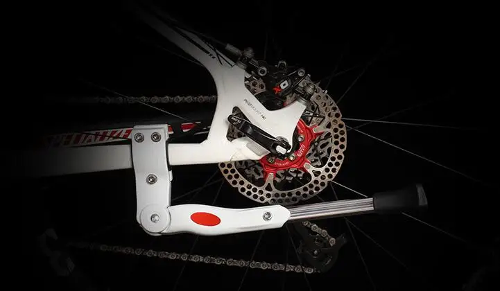 Robesbon Parking Rack Kickstand Heavy Duty Adjustable Mountain Bike Bicycle Cycle Prop Side Rear Kick Stand Accessories | Спорт и