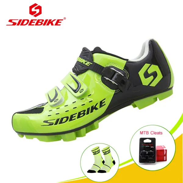 Y shoes for Cleats SIDEBIKE велосипедная обувь sapatilha ciclismo mtb мужская женская обувь для горного велосипеда SPD педали самофиксирующаяся дышащая обувь для верховой езды - Цвет: Y shoes for Cleats