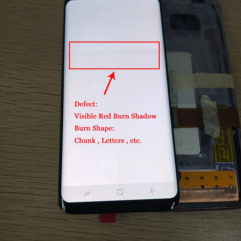 ЖК дисплей для Samsung S8 G950 G950U G950F Plus G955 G955F жидкокристаллический Burn Shadow + цифровой