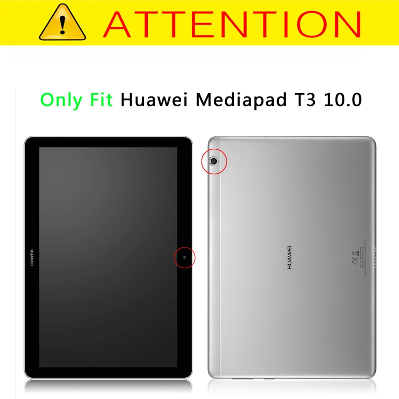 Ультратонкий чехол для HUAWEI MediaPad T3 10 AGS W09 9 6 дюйма Магнитный защитный подставка из