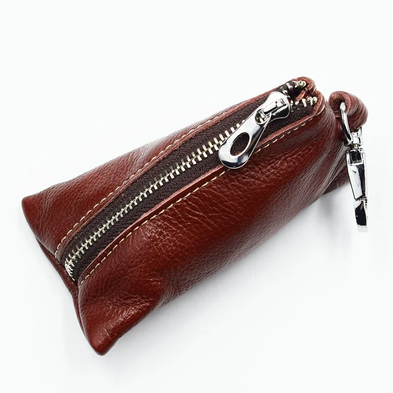 2019 Новое поступление кошелек-брелок для ключей из натуральной кожи мужчин