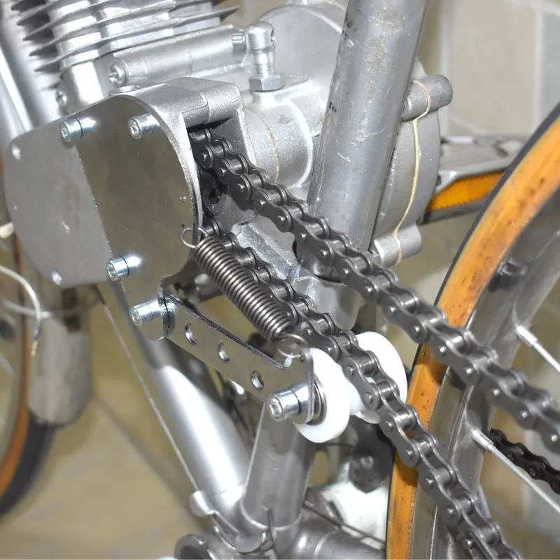 CNC натяжитель цепи велосипеда комплект 50cc 60cc 66cc 80cc мотор моторизованный велосипед