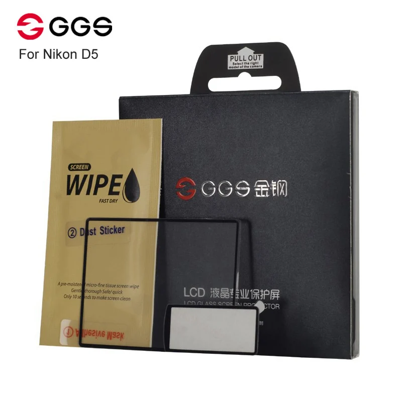 

GGS IV 0.3mm Japanese Optical Glass 6 Layers Electrostatic Attraction LCD Screen Protector 8H Cover for Nikon D5 Camera DSLR