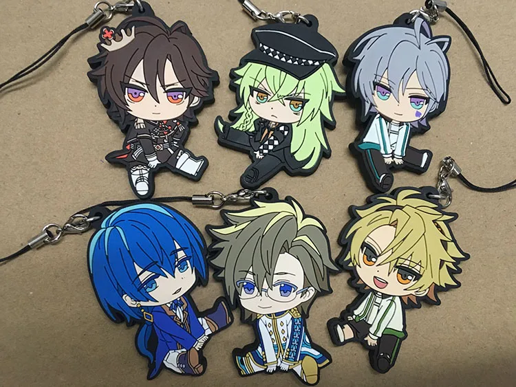 6 шт./лот Idolish7 аниме брелок IZUMI Иори Ямато Никайдо SOGO NAGI Тамаки Гаку Мицуки Осаки