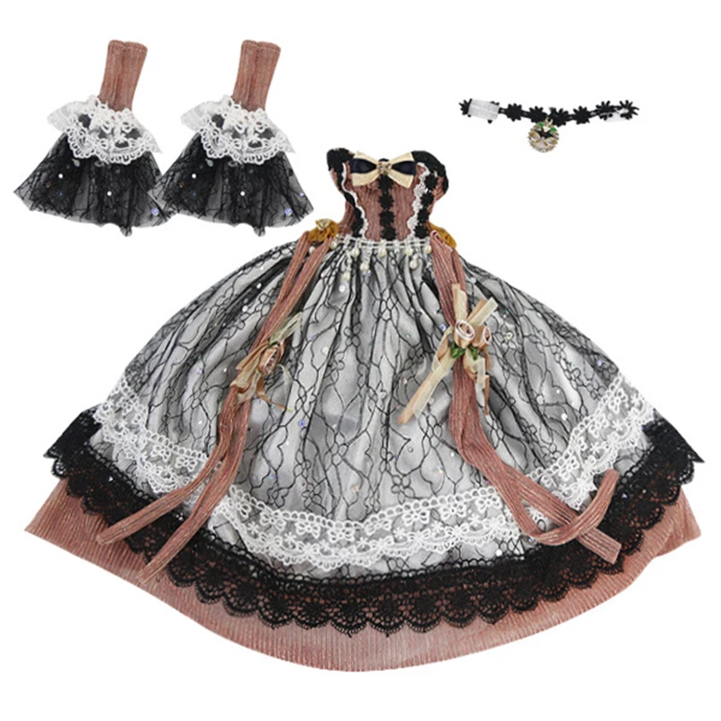 New Fantasy Clothes for 60cm BJD Dolls Accessories Formal Dress Party Gown Skirt Suit for Doll Clothes Toys for Girls Gift