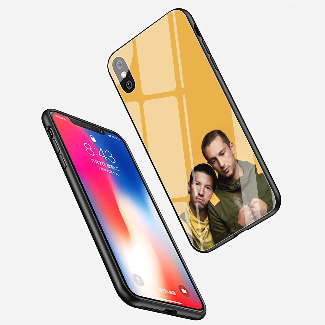 Чехол Lavaza twenty one pilots из закаленного стекла для Apple iPhone XR X XS Max 6 6S 7 8 Plus 5 5S SE 10 чехол s 8 Plus 7Plus