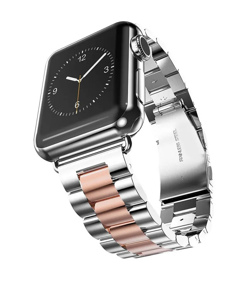 Ремешок EIMO для Apple Watch 4 iwatch, ремешок 42 мм, 44 мм, 38 мм, 40 мм, часы correa, браслет из нержавеющей стали, аксессуары для часов