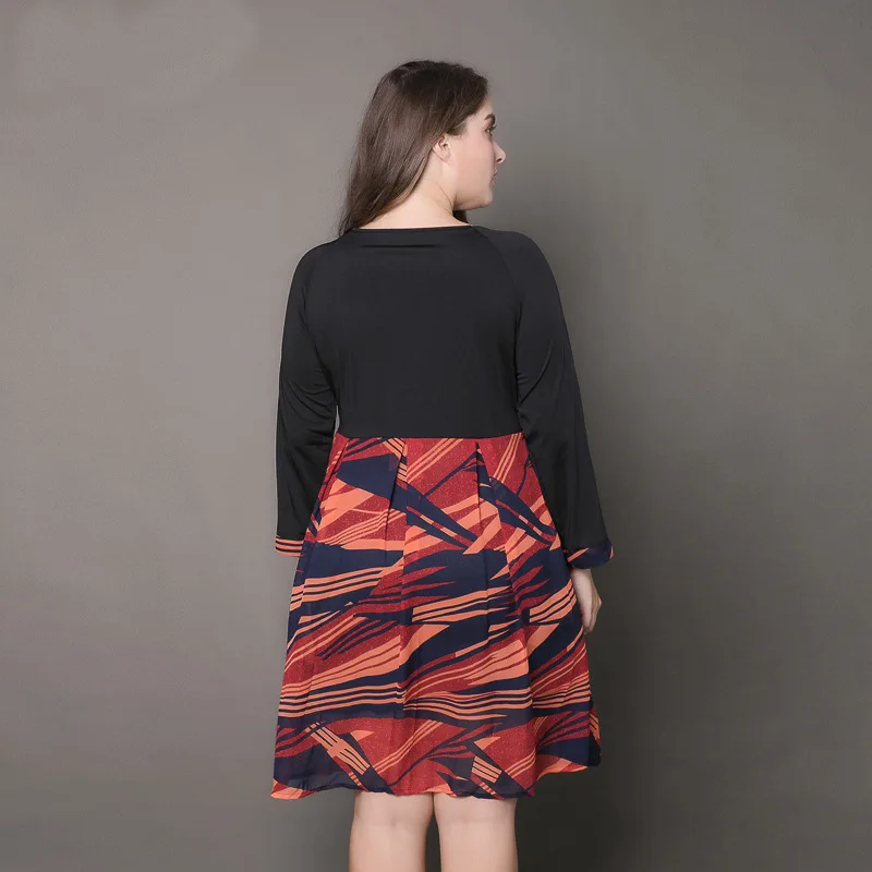 Новые Большие Размеры L ~ 4XL 5XL 6XL Yillen 2018 весна осень Империя Повседневное Стиль