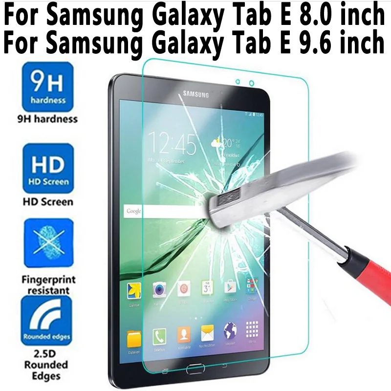 Закаленное стекло для Samsung Galaxy Tab E 8 0 T375 T377 T377R T377P T377W T378 Защитная пленка 9 6 T560 T561 T562 |