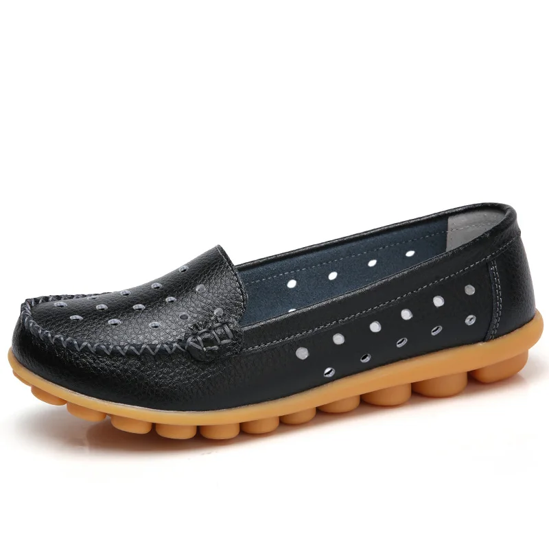 Женские босоножки женская повседневная обувь из натуральной кожи на плоской