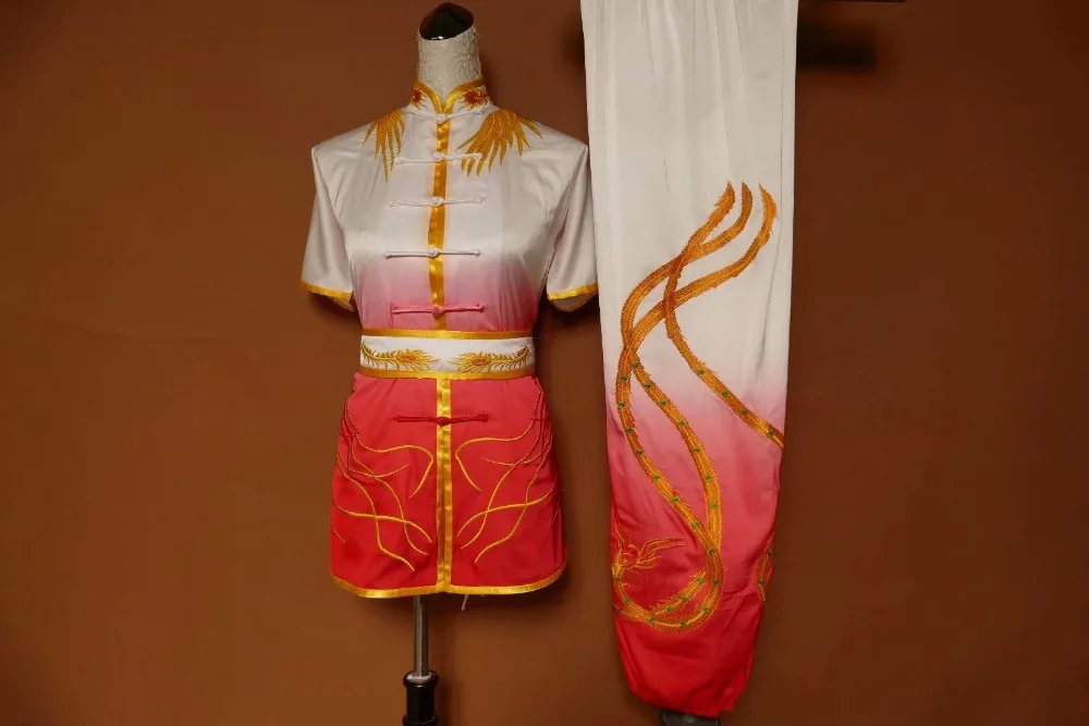 Wushu taichi одежда тайцзи changquan Униформа боевые искусства соревнования вышитые
