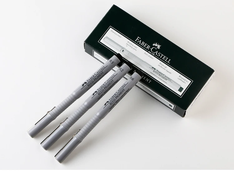 Немецкая FABER-CASTELL ручка для рисования, водостойкая ручка для комиксов, ручная ручка, гелевая ручка, 1 шт