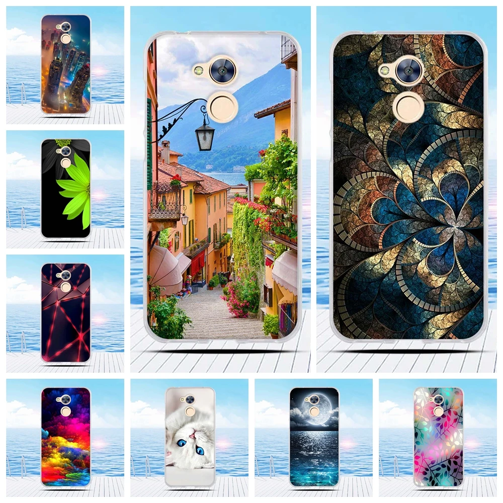 Мягкий силиконовый чехол из ТПУ с 3D рельефным рисунком для Huawei Honor 6A|silicone case|fundas