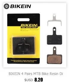 BIKEIN 4 пары велосипедные MTB велосипедные дисковые Тормозные колодки полуметаллические тормозные колодки для SHIMANO TEKTRO ZOOM HB-870 ALHONGA WINZIP