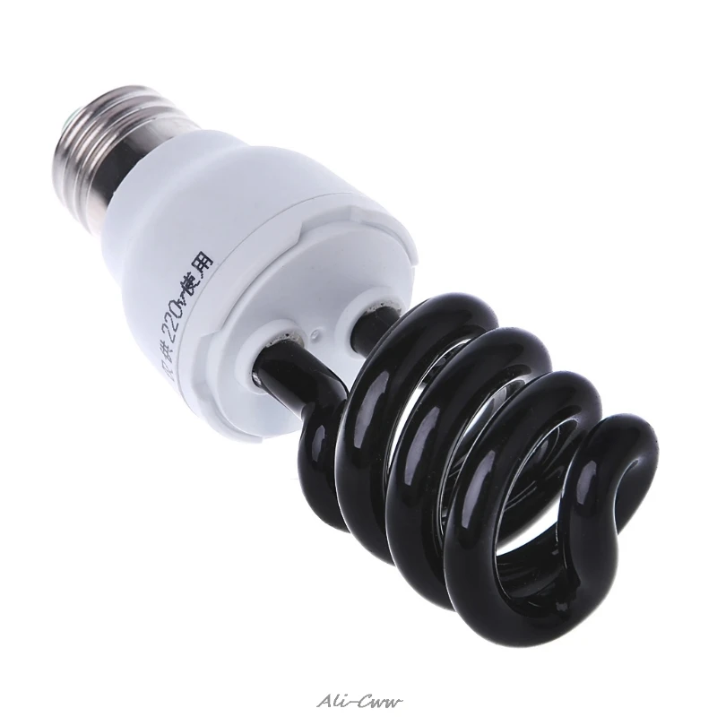 2018 E27 5/15/20W UV ультрафиолетовые люминесцентные черный светильник CFL Лампа