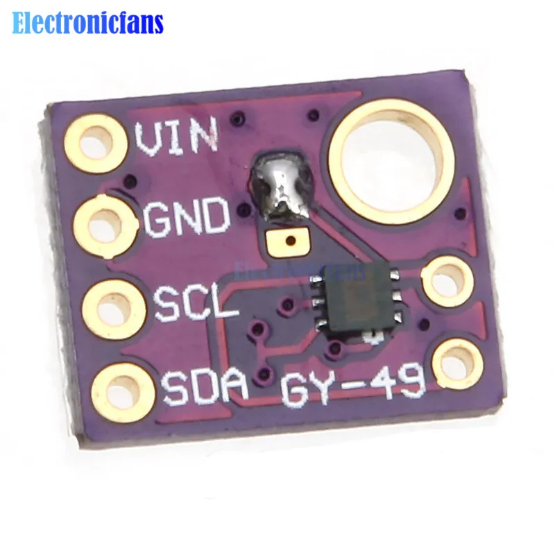 Модуль датчика окружасветильник GY49 MAX44009 для Arduino с 4-контактным модулем заголовка