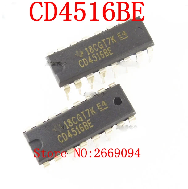 

5 шт./10 шт., CD4516BE HEF4516BP DIP16 CD4516 DIP TC4516BP mc14516p10 HD14516BP CD4516, новые и оригинальные IC, бесплатная доставка