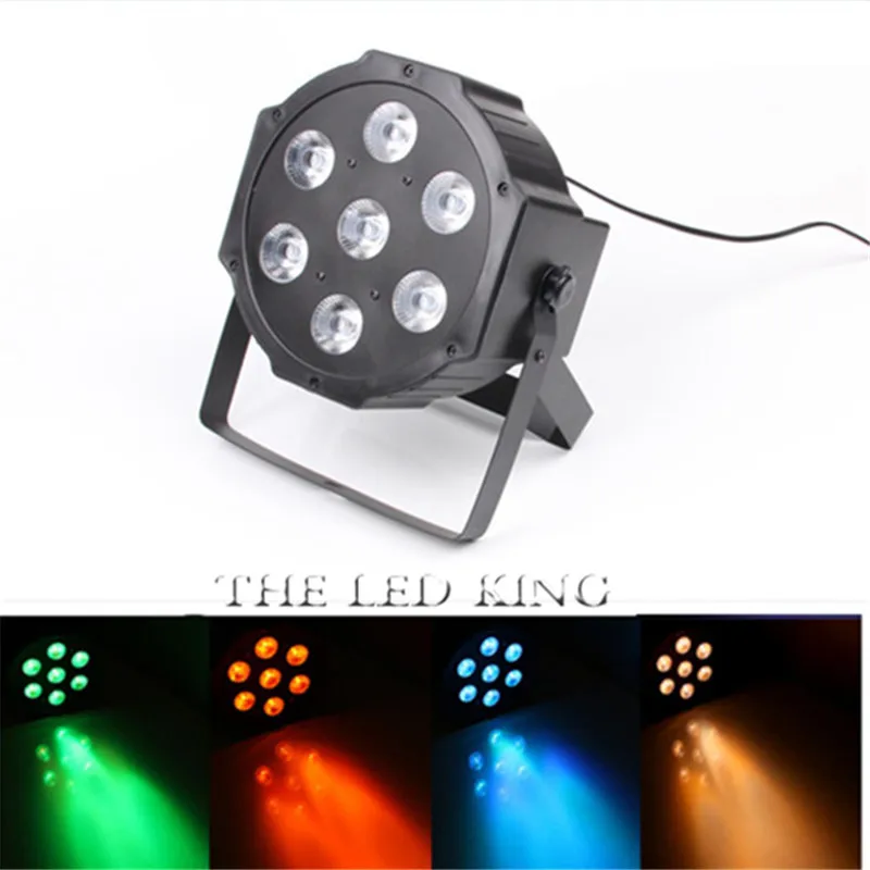 Светодиодный сцсветильник прожектор Par 7x15 Вт RGBWA 1 шт. сценический DMX 512 для