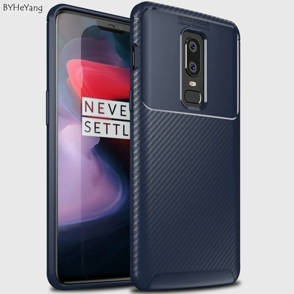 BYHeYang Bumper Case For Oneplus 6 Protection Silicone Ultra Thin Frosted Matte Soft TPU Back Cover One plus6 one plus |