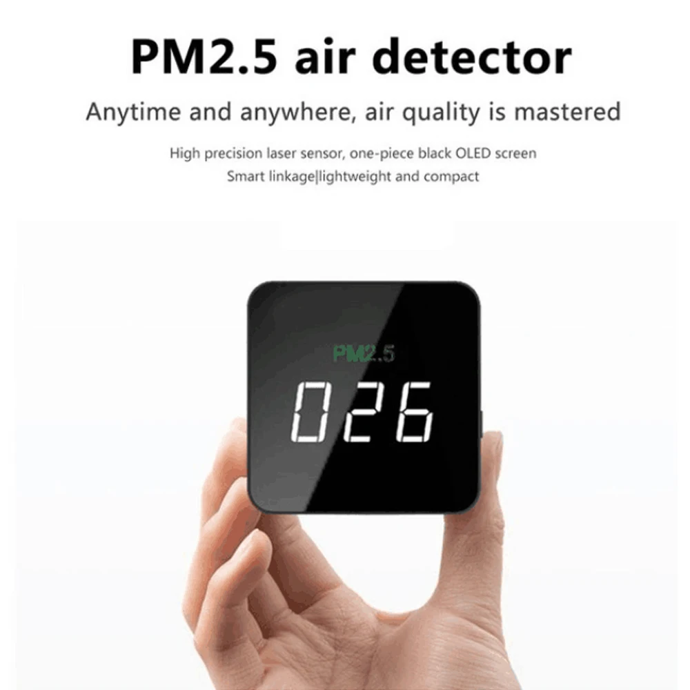 Цифровой тестер качества воздуха монитор лазерный PM2.5 миниатюрный датчик