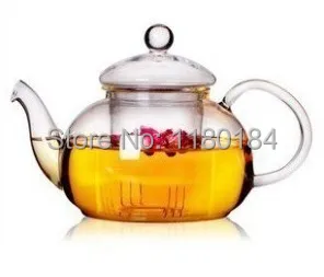 1 шт. 800 мл Цветочный кофейный чайник большой цветущий китайский стеклянный